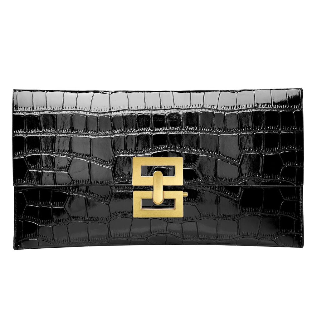 8945 Clutch Evening Handbags Chic Envelope Handbags Metallic Purses Prom